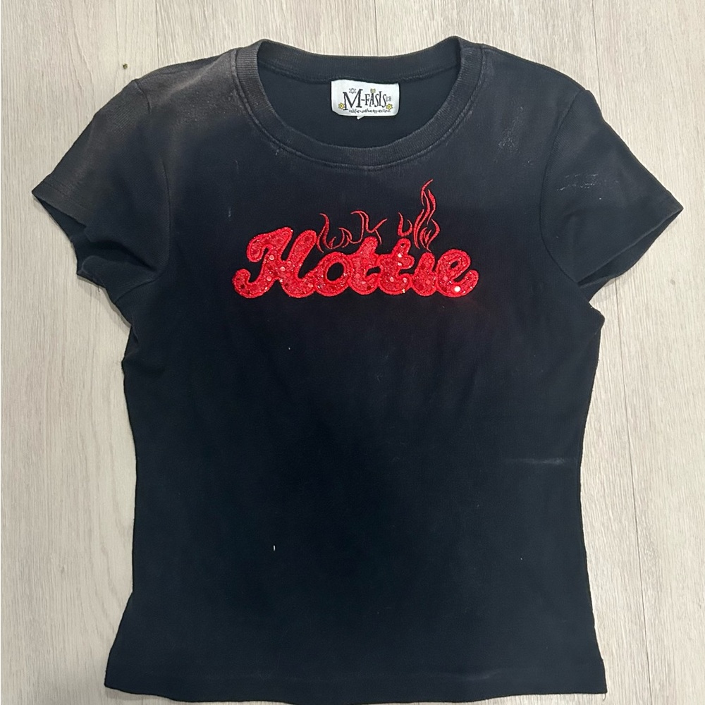 Black and Red Baby T-Shirt